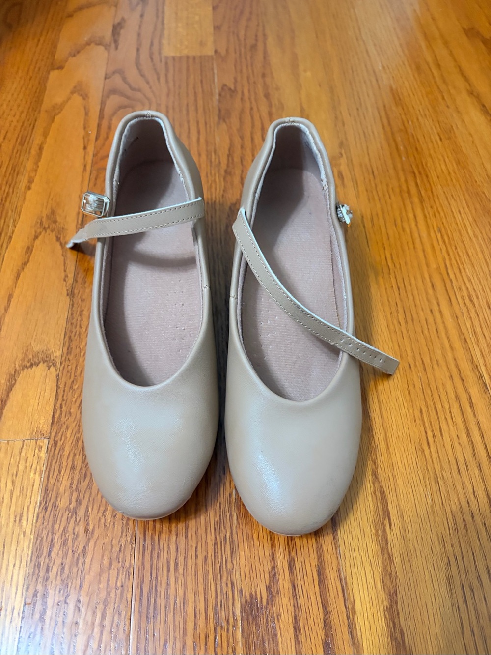 Amazon Girls' Beige Mary Jane Dress Shoes